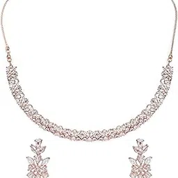 rubans Women's Gold-Plated Cz-Studded Handcrafted Jewellery Set-picture-39