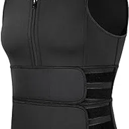 BNF Men Sauna Suit Sweat Vest Waist Trainer Shaper Tank Top Compression XL | Clothing, Shoes & Accessories | Womens Clothing | Intimates & Sleep | Shapewear-picture-11