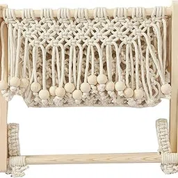 MERISHOPP Macrame Magazine Rack Magazine Record Storage for Nursery Home Office-image-46