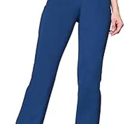 fitinc Lycra Women's High-Waist Stretchable Flared Pants | Boot Cut Trouser Pants for Casual, Formal, Workout & Travel-picture-46