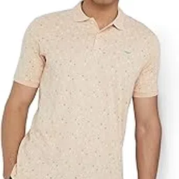 park avenue Slim Fit Medium Fawn T-Shirt for Men-picture-30