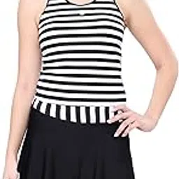 lactra Women's Printed Racerback Tankini with Boyleg Shorts | Padded Bust & UPF 50+ Sun Protection-picture-10