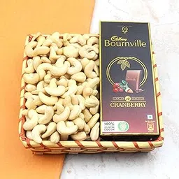 SFU E Com Dry Fruit Hamper Pack with Cashew & Bournville | Ideal for Rakhi, Diwali and Festive Gifting | Premium Dry Fruit Hamper For Corporate Gifts, Family, Friends, New year | 179-picture-13