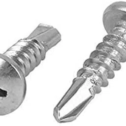 RKGD Stainless Steel SS410 Self Drilling Screw Sheet Metal Tek Screws Driller Roofing Screw (PAN 4.2 x 13, 100) image 1