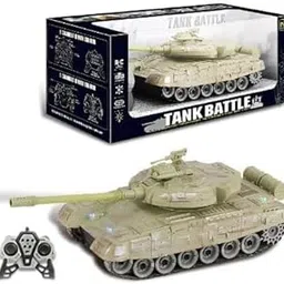 The Pampam Remote Control Tank Battle Toy, Military Tank Model with RC Controller, Desert Camouflage-picture-21