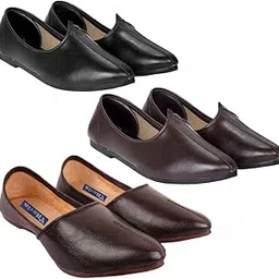 Attractive Trendy Jutti & Jalsa Combo for Men and Boys (Pack of 3) P-8-image-57