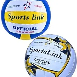 Volleyball & Football Combo || Durable Sports Set for Training, Matches & Fun Play (Dark Blue - Light Blue, M)-picture-27