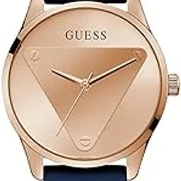 guess Silicone Emblem Collection Analog Rose Gold Dial Women's Watch-Gw0509L1, Band Color-Blue-picture-21