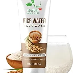 Herbal Nutrition Life Rice Water Face Wash, 150ml, with Niacinamide, Brightening & Hydrating, for All Skin Types-picture-25