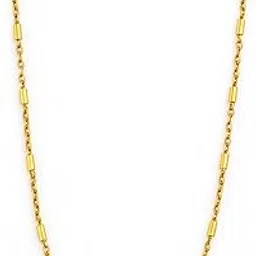 1 Gram Gold Plated Chain for Women & Girls | Lightweight Jewelry | Stylish Gold Look Chain | Stylish Gold Plated Chain – 1 Gram Micro Plating-picture-29