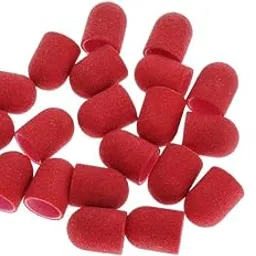 STYLEHEAVEN 20pcs Manicure DIY Nail File Sanding Caps/Bands Polishing Mandrel Bit Red|Health & Beauty|Nail Care, Manicure & Pedicure|Manicure/Pedicure Tools & Kits-picture-23