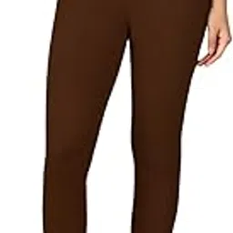 pynk by Lux cozi Women's Solid Premium Cotton Lycra Kurtipant with Side Pocket | Regular Fit Elastic Waist Full Length Women Kurtipant | Free Size-picture-16