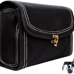 THE BIKERZ Side Bag for Motorcyle all Bikes by The BIKERZ | Faux Leather - Black-picture-16