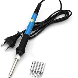 Alts New 60W Electric Soldering Solder Iron Kit Adjustable Temperature Welding Tool Set With 5 Pcs Bit-picture-36
