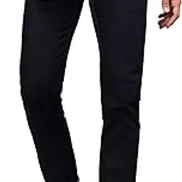 Solid Jeans Flat Front Mid Rise Full Length Regular Fit Casual Jeans for Men | Jeans for Mens | Men Full Length Casual Jeans (P_MDNM00529)-image-11