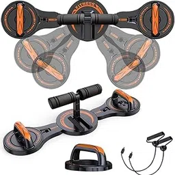 Calyrex Push Up Bar Upgraded Push Up Board for Strength Training 4-in-1 Pushup Stand Elite System with 360° Adjustable Workout Handles for Home Gym-picture-53