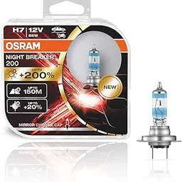 Osram Night Breaker 200 64210Nb200 H7 12V 55W Px26D 200% More Brightness Halogen Headlight Lamp Automotive Headlamps Duo Box Set Of 2 Lamps, Clear-image-35