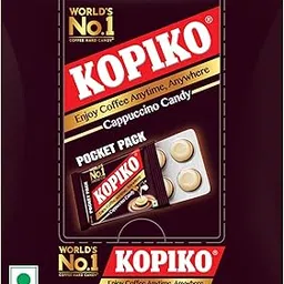 KOPIKO Cappuccino Coffee Candy - World's No 1 Coffee Hard Candy* - Pocket Pack -504 gm |24 Units X 6 Pieces in Each|-picture-41