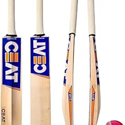 Aarav Wood Kashmiri Willow Cricket Bat And Red Leather Ball, Bat Cover | Professional Cricket Bat | Leather Bat | Premium Bat With Strong Grip-image-10