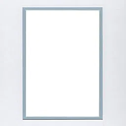 Pack of (2) 16x20 Double Acid Free White Core Picture Mats Cut for 11x14 Pictures in White and Sheer Blue-picture-38
