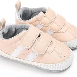 bold n elegant Unisex-Baby Leather Pull-On Loafers image 1