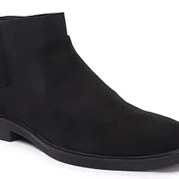 Men's Chelsea Comfortable Slip-On Round Toe Boot-image-65