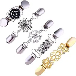 CALANDIS™ 5X Cardigan Clip Sweater Blouse Shawl Clips Shirt Collar Duckbill Clip Clasp | Other Womens Accessories | Womens Accessories-image-9