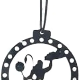 Religious Hindu Idol God Jai Hanuman with Parwat Acrylic Car Hanging Rear View Mirror, Home, Window & Garden for Positive Vibes for Decorative Ornament Dream Catchers (Size 8x8 CM)-picture-33