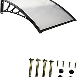 Door Awning Snow Protection Seamless Connection Design Door Canopy for Porch Length by Wall 100Cm-picture-26