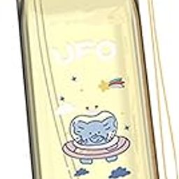 calandis CALANDIS® Spray Water Bottle for Kids Drinking Water Bottle for Hiking Cycling Outdoor yellow | 1 Water Bottle-picture-22