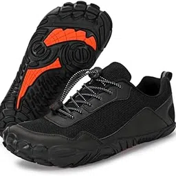 Men’s Barefoot and Minimalist Cross Training Shoes- Barefoot Shoes for Outdoor, Sports, Gym, Water, Swim, Beach, Pool, Yoga, Exercise, Walking, Running, Quick-Dry Shoes - Black 6806-image-94