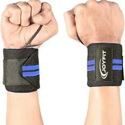 Joyfit Wrist Wraps- Wrist Support with Adjustable Straps and Thumb Loops for Home and Gym Workout, Weightlifting, Crossfit, Strength Training, Injury Protection for Men & Women [Pair]-image-93
