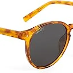 Round UV Protected Polarized Sunglasses For Men Women-image-12