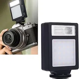 Yunseity Camera Flash with Video Light, 2500K-6500K CRI96 Bi Color Hot Shoe Mount Flashlight, Universal On Camera Flash Speedlight for DSLR Cameras Photography-picture-15