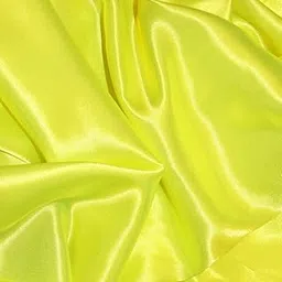 Bini Fabrics Flo Yellow Silky Satin Dress Fabric Plain Satin Material 44/45" Width, Slik & Shiny Fabrics (1 Meter)-picture-10