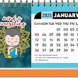 ESCAPER Mind Motivational Desk Calendar 2025 (22 x 15 cm), Table Calendar 2025, Desktop Calendar 2025, Inspirational Quotes Calendar 2025, Motivational Calendar for Desk, New Year Calendar 2025-picture-19