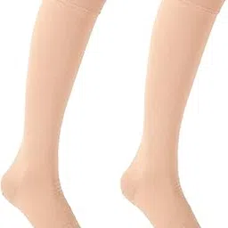 saz dekor SAZ DEKOR® Compression Socks For Circulation Support For Running Office Workers Walking L Skin Color-picture-30