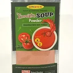 Spicetein Instant Tomato Soup Powder with 20% Protein| No Added Sugar, No Onion No Garlic| No MSG| No Preservatives (50gm, Tomato)-picture-59