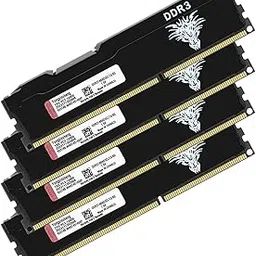 Yongxinsheng DDR3 32GB Kit (8GBx4) Desktop RAM 1866MHz PC3-14900 UDIMM Non-ECC Unbuffered 1.5V 2Rx8 Dual Rank 240 Pin CL13 PC Computer Memory Upgrade Module (Black)-picture-32
