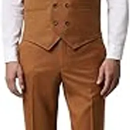 Men's Polyester Blend Three Piece Suit-Dress Set-image-56