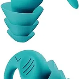 GAH Noise Reduction Ear Plugs Silicone Sound Blocking for Sleep Snoring Swimming Blue-picture-32