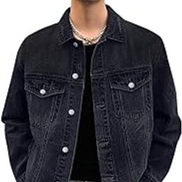 urbano fashion Men's Regular Fit Washed Full Sleeve Denim Jacket-picture-7