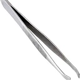 GIRLYZ ATTIRE Flat Tip Metal Tweezer and Plucker For Upper Lip, Eyebrows and Blackhead, Silver (PACK OF - (1)-image-65