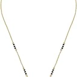 p. n. gadgil jewellers P.N.Gadgil Jewellers 22 Karat (916) BSI Hallmarked Yellow Gold Scarlet Core Modern Mangalsutra For Woman GMAN238-picture-10