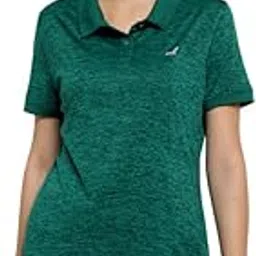 american crew Women's Polo Collar Active Wear Tshirts with Moisture Management-picture-49