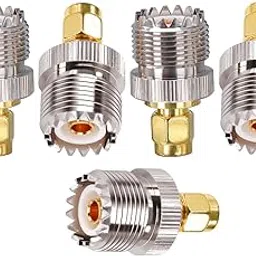 ABONIX SMA Male to UHF Female (PL-259) Coax Connector – Pack of 5 RF Adapters for CB Radio, Antenna, Broadcast Radios & WiFi-picture-10