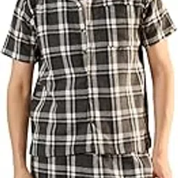 modeve Men's Half Sleeve Regular Fit Cotton Co-ords/Night Suit - Perfect Summer Comfort-picture-44