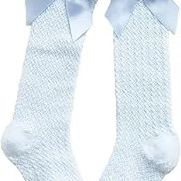 syga Baby Girls Mesh Nylon Bow Socks Suitable for Ages 0-3 Years-picture-54