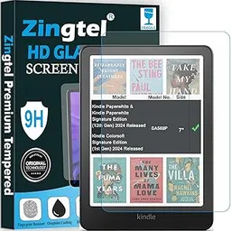 Screen Guard Designed For Kindle PaperWhite/Paperwhite Kids/ColorSoft/Paperwhite Signature 7 Inch 2024 Nano Fiber Tempered Glass Screen Protector Flexible, HammerProof & Shatterproof-picture-34