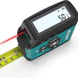 3-in-1 Digital Tape Measure, MiLESEEY Laser Tape Measure with Phone App, Real Time Digital Screen, Rechargeable Laser Measurement Tool-image-7